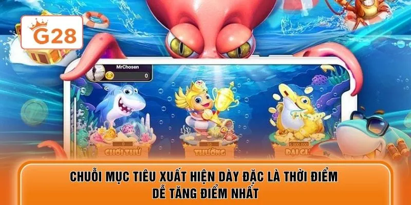 Chuỗi mục tiêu xuất hiện dày đặc là thời điểm dễ tăng điểm nhất
