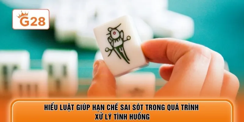 Hiểu luật giúp hạn chế sai sót trong quá trình xử lý tình huống